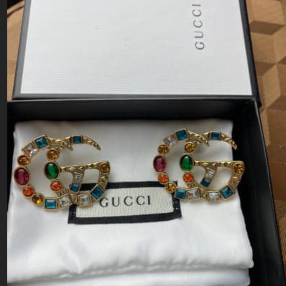 Gucci Gold Statement Earrings